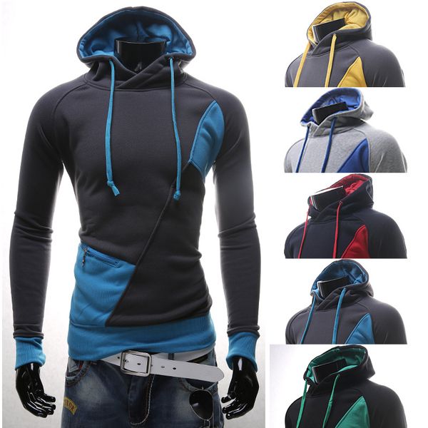 2018 весной и осенью новый стиль hoodie мужской стильный контраст цвет joint пуловер hoody в корейском стиле men's пальто, Black
2018 весной и осенью новый стиль hoodie мужской стильный контраст цвет joint пуловер hoody в корейском стиле men's пальто, Black