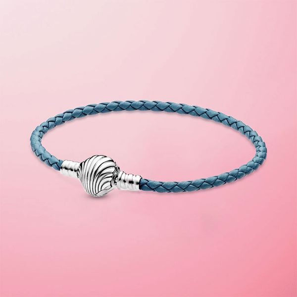 2020 new summer 925 sterling silver seashell clasp turquoise braided leather bracelet for women fashion diy jewelry, Golden;silver
2020 new summer 925 sterling silver seashell clasp turquoise braided leather bracelet for women fashion diy jewelry, Golden;silver