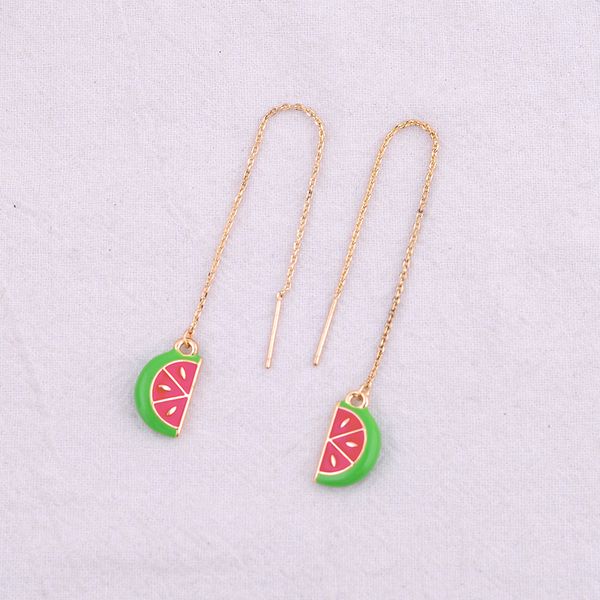 mini watermelon drop earrings gold color cool summer eanmel long line earrings women fashion jewelry christmas new gift, Silver
mini watermelon drop earrings gold color cool summer eanmel long line earrings women fashion jewelry christmas new gift, Silver