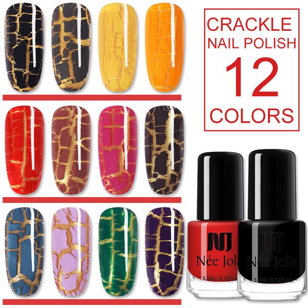 nee jolie 3.5ml crackle nail polish red black yellow colorful cracked nail art varnish for manicure diy beauty design
nee jolie 3.5ml crackle nail polish red black yellow colorful cracked nail art varnish for manicure diy beauty design