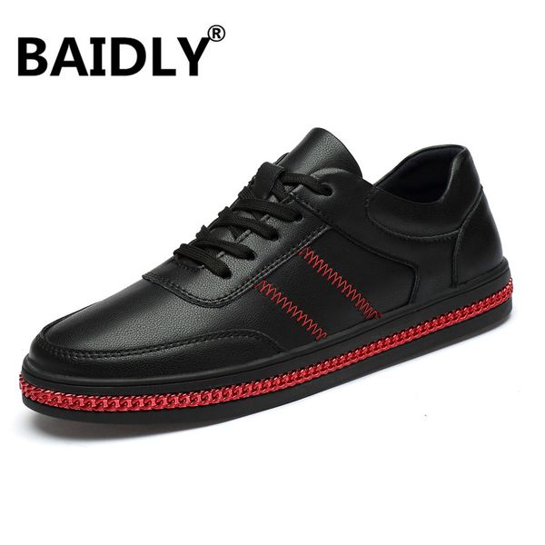 new genuine leather casual shoes men loafers men's casual shoes breathable outdoor zapatos youthful men sneakers, Black
new genuine leather casual shoes men loafers men's casual shoes breathable outdoor zapatos youthful men sneakers, Black