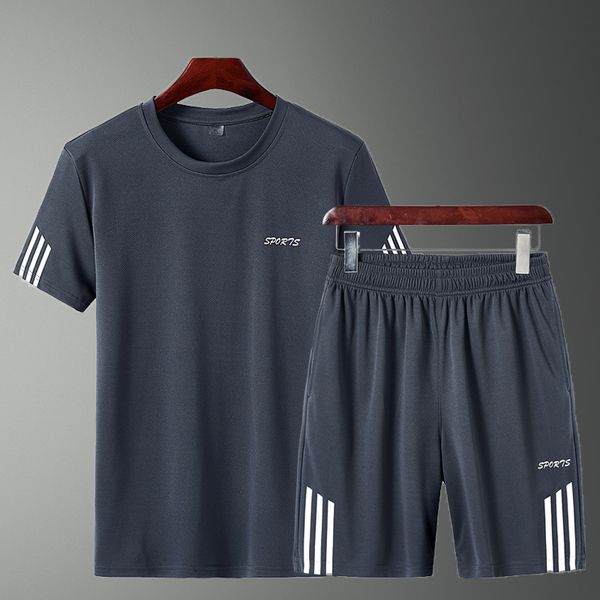 suit men's thin breathable casual t-shirt shorts five pants middle-aged large size loose suit tracksuit men set beach shirt, Gray
suit men's thin breathable casual t-shirt shorts five pants middle-aged large size loose suit tracksuit men set beach shirt, Gray