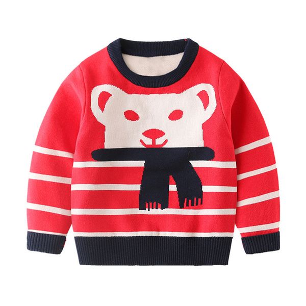 mudkingdom little boys sweaters carton bear stripes thicken warm winter knitted pullovers, Blue
mudkingdom little boys sweaters carton bear stripes thicken warm winter knitted pullovers, Blue