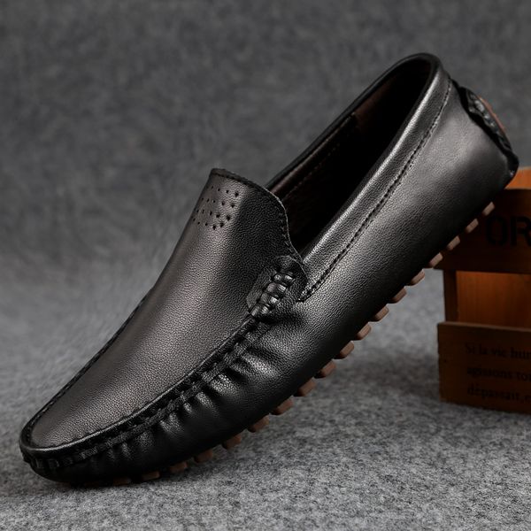 brand mens casual loafers slip on flat shoes outdoor men genuine leather boat shoes italian handmade driving size 38- 47 4, Black
brand mens casual loafers slip on flat shoes outdoor men genuine leather boat shoes italian handmade driving size 38- 47 4, Black