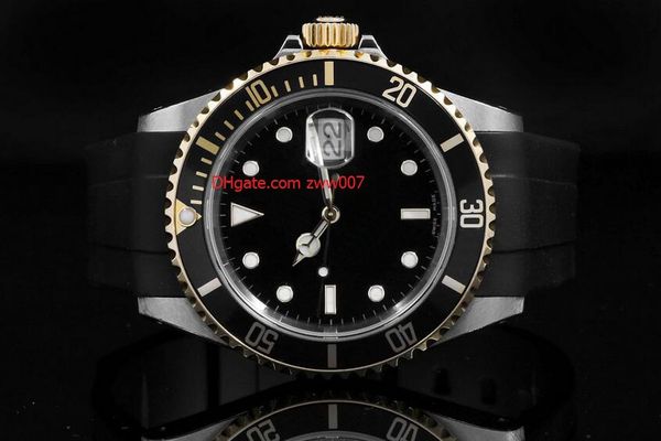 factory maker wristwatch black bezel 116613 ceramic rubber bracelet 40mm automatic asia 2813 movement mens men's watch watches, Slivery;brown
factory maker wristwatch black bezel 116613 ceramic rubber bracelet 40mm automatic asia 2813 movement mens men's watch watches, Slivery;brown