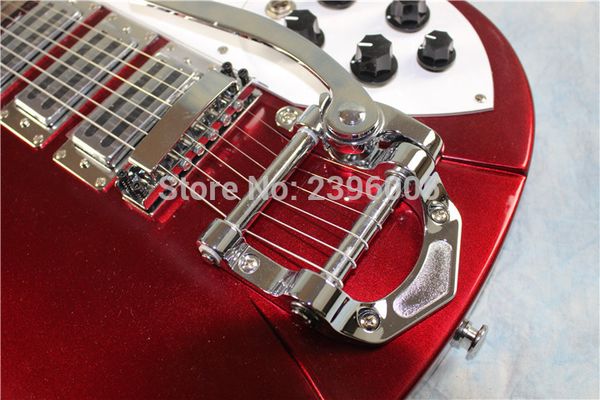ricken 325 version guitar metal red with small tremolo system bridge bakcer electric guita
ricken 325 version guitar metal red with small tremolo system bridge bakcer electric guita