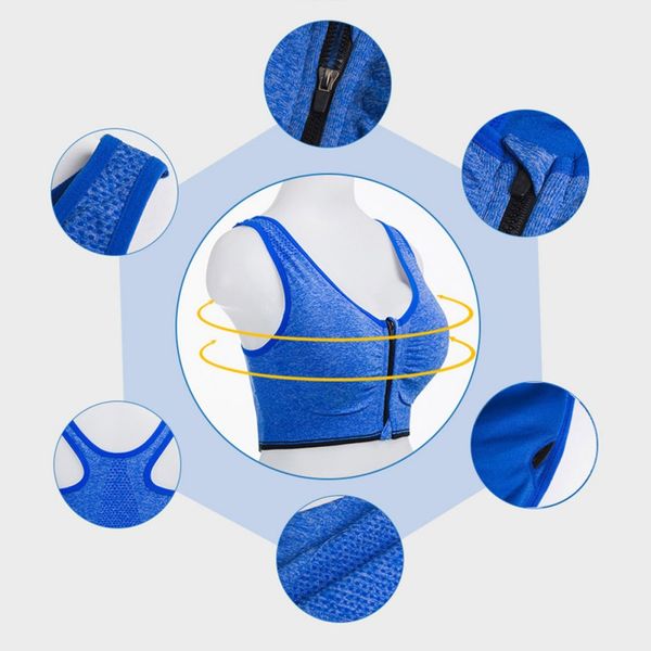 sports yoga bra front zipper women fitness push up gym running shockproof padded tank workout fast dry vest, White;black
sports yoga bra front zipper women fitness push up gym running shockproof padded tank workout fast dry vest, White;black
