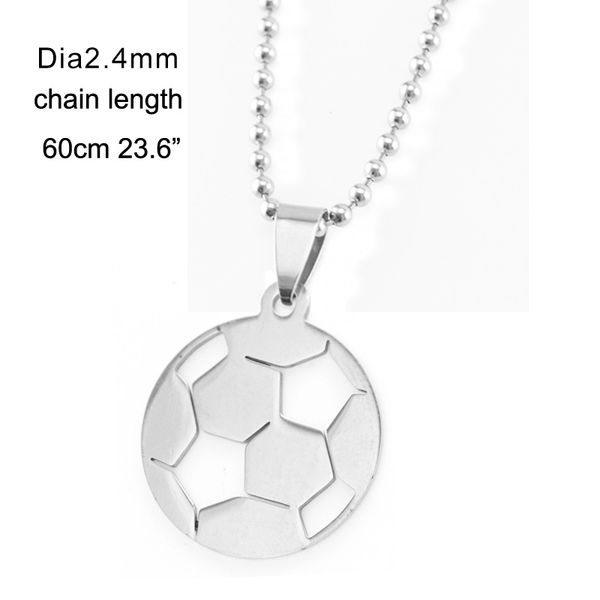 100% stainless steel soccer ball pendant necklace football charm choker collares de futbol friend necklaces high polished, Silver
100% stainless steel soccer ball pendant necklace football charm choker collares de futbol friend necklaces high polished, Silver