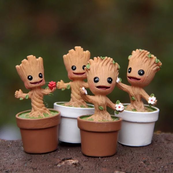 4pcs/lot automobile ornament flower pot planter galaxy guard grootted planter groot flowerpot car accessories home diy ornament
4pcs/lot automobile ornament flower pot planter galaxy guard grootted planter groot flowerpot car accessories home diy ornament