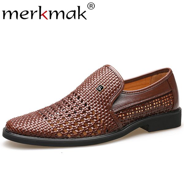 merkmak 2019 woven skin leather men shoes summer hollow breathable business slip on dress shoes male soft casual man flat, Black
merkmak 2019 woven skin leather men shoes summer hollow breathable business slip on dress shoes male soft casual man flat, Black