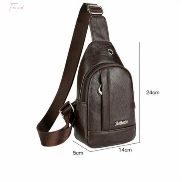 mens boys side usb charging chest bag small single shoulder bag pack bags travel pu leather messenger bag
mens boys side usb charging chest bag small single shoulder bag pack bags travel pu leather messenger bag