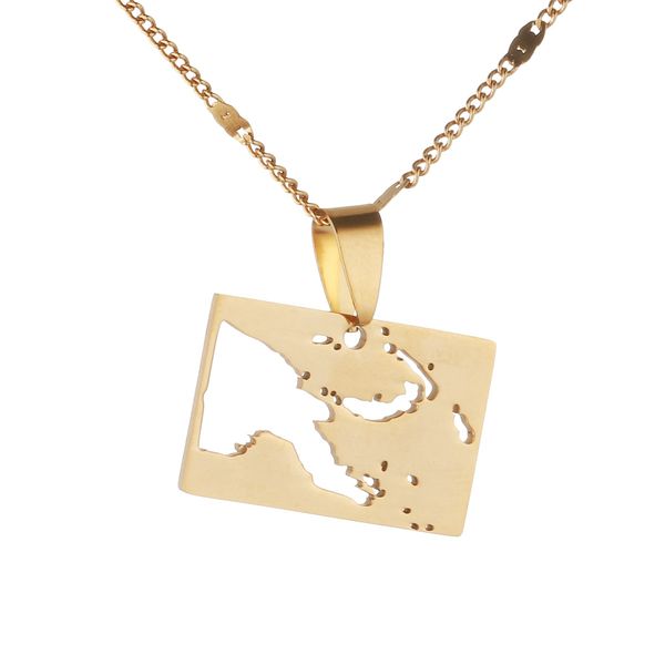 stainless steel papua guinea map pendant necklaces gold color fashion maps jewelry, Silver
stainless steel papua guinea map pendant necklaces gold color fashion maps jewelry, Silver