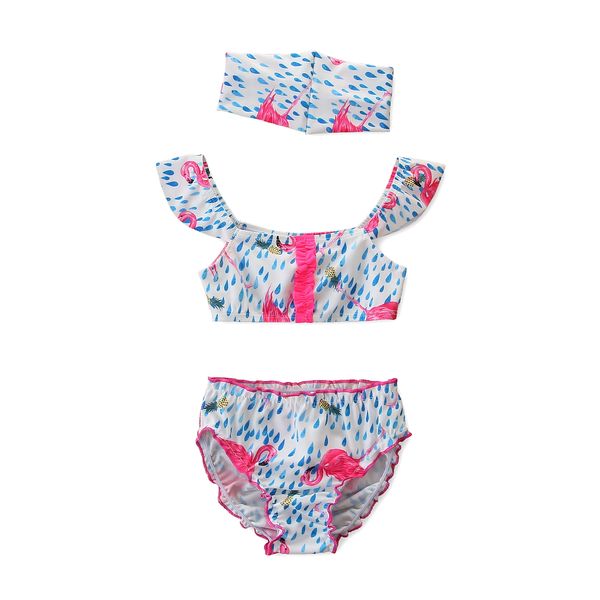 3pcs baby girl 1t-6t bikini sets flamingo printed swimwear swimsuit bikini set beachwear, White
3pcs baby girl 1t-6t bikini sets flamingo printed swimwear swimsuit bikini set beachwear, White