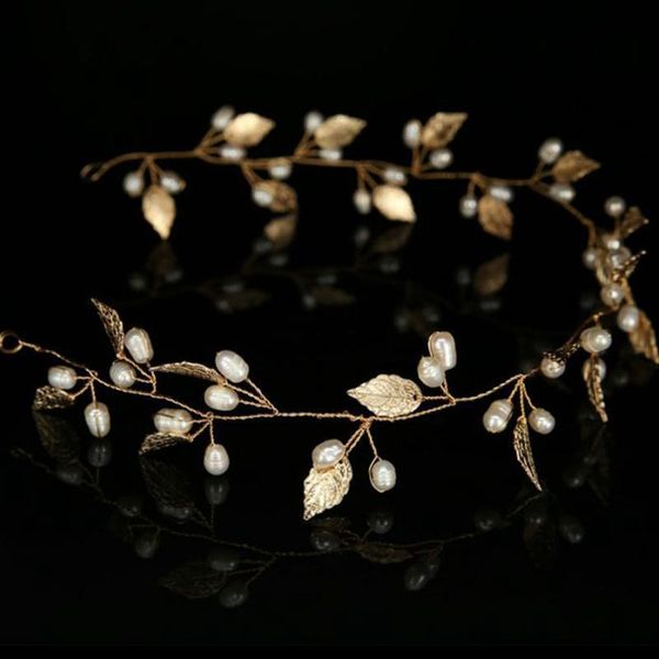pearls white + gold leaves sweet wedding bridal headband bride headpieces bridesmaid hair headdress, Golden;white
pearls white + gold leaves sweet wedding bridal headband bride headpieces bridesmaid hair headdress, Golden;white