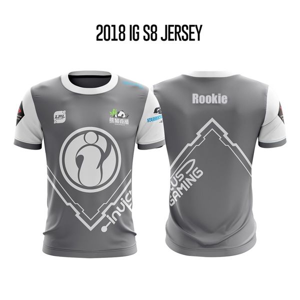 2019 spring season s8 ig t shirt men jackeylove t-shirt chinese team invictus gaming team jersey rookie the shy shirt, White;black
2019 spring season s8 ig t shirt men jackeylove t-shirt chinese team invictus gaming team jersey rookie the shy shirt, White;black