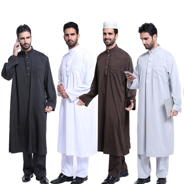as muslim mens saudi thobe robe arabic kaftan dress with pant long sleeve muslim islamic kaftan thobe clothing saudi arab robe as, Red
as muslim mens saudi thobe robe arabic kaftan dress with pant long sleeve muslim islamic kaftan thobe clothing saudi arab robe as, Red