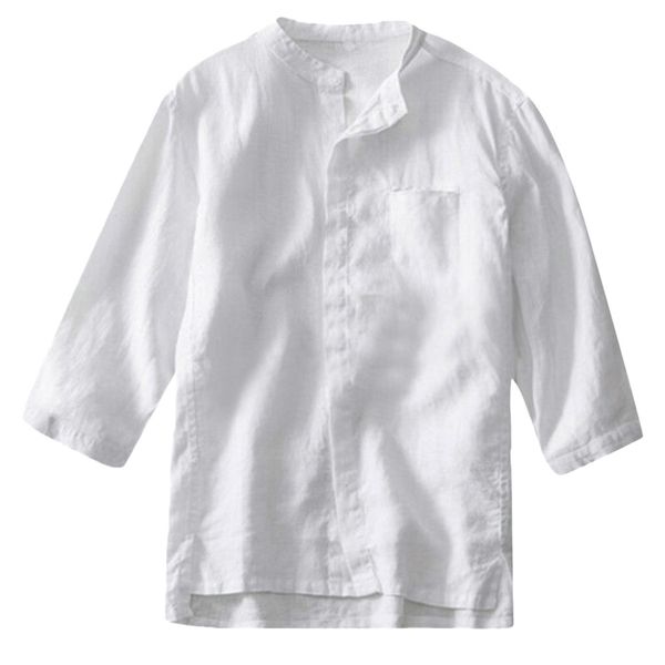 new men's casual cotton linen shirt male white half sleeve shirts men summer solid color shirt -2xl men's clothing, White;black
new men's casual cotton linen shirt male white half sleeve shirts men summer solid color shirt -2xl men's clothing, White;black