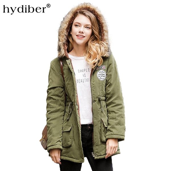 hdb 2018 new arrival fur collar hooded padded jacket slim warmth plus size women overcoat jacket, Black
hdb 2018 new arrival fur collar hooded padded jacket slim warmth plus size women overcoat jacket, Black