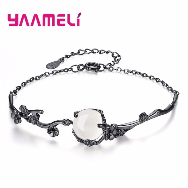 2020 latest fashion bracelets s925 sterling silver black gun coated plum blossom charm wristbands for women female gifts
2020 latest fashion bracelets s925 sterling silver black gun coated plum blossom charm wristbands for women female gifts