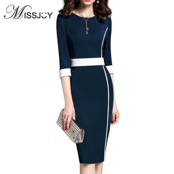 missjoy o-neck women dresse 2020 spring office formal pencil business high waist female robe sheath plus size elegant clothing, Black;gray
missjoy o-neck women dresse 2020 spring office formal pencil business high waist female robe sheath plus size elegant clothing, Black;gray