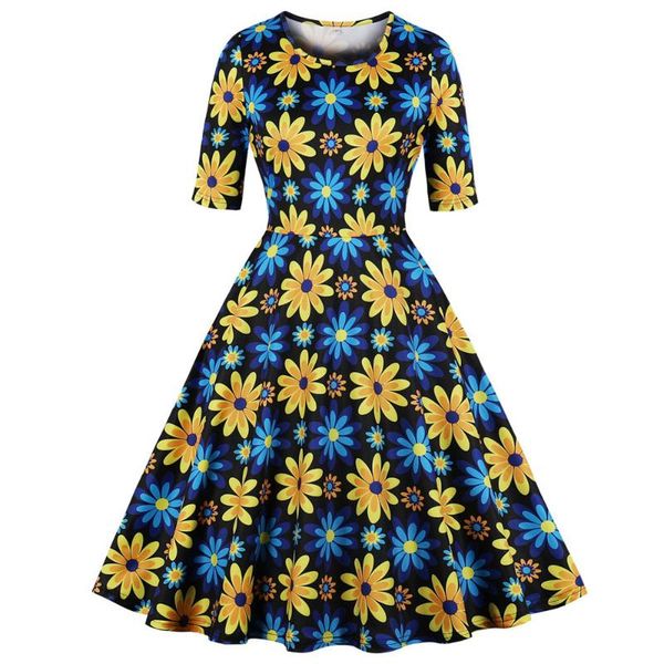 casual dresses round neck short sleeves women floral retro dress 60s rockabilly swing feminino vestidos de festa vintage tunic, Black;gray
casual dresses round neck short sleeves women floral retro dress 60s rockabilly swing feminino vestidos de festa vintage tunic, Black;gray