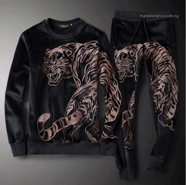color tiger print homme clothing autumn casual apparel mens 2pcs winter designer crew neck long sleeve solid, Gray
color tiger print homme clothing autumn casual apparel mens 2pcs winter designer crew neck long sleeve solid, Gray