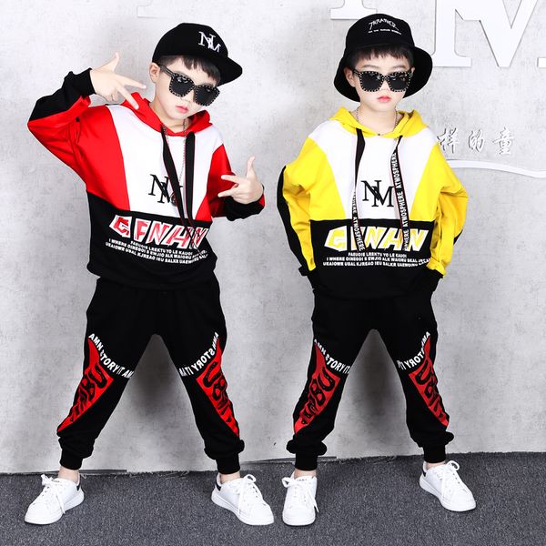 boys sports suit spring and autumn new children's sweater trousers loose jacket hip hop pants baby casual fashion coat two-piece, White
boys sports suit spring and autumn new children's sweater trousers loose jacket hip hop pants baby casual fashion coat two-piece, White