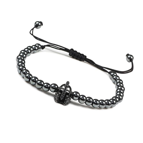 handmade copper beads braided bracelets knight spartan warrior gladiator helmet bracelet bangle adjustable jewelry for men women, Black
handmade copper beads braided bracelets knight spartan warrior gladiator helmet bracelet bangle adjustable jewelry for men women, Black