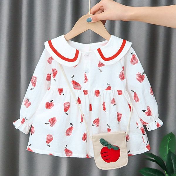 keelorn newborn kids girls new autumn long sleeve dresses 2pcs baby girls a-line fruit print princess dress with cute bags, Red;yellow
keelorn newborn kids girls new autumn long sleeve dresses 2pcs baby girls a-line fruit print princess dress with cute bags, Red;yellow