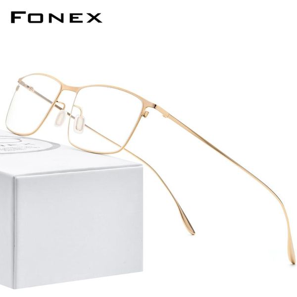 fonex titanium alloy glasses men square myopia prescription eyeglasses frames 2020 new full optical korean eyewear 8105, Black
fonex titanium alloy glasses men square myopia prescription eyeglasses frames 2020 new full optical korean eyewear 8105, Black