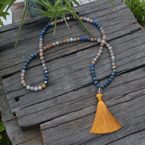 100% 8mm natural stone beads, sunstone, flower lapis, japamala,yoga necklace,spiritual jewelry,meditation,mantra,108 mala beads, Silver
100% 8mm natural stone beads, sunstone, flower lapis, japamala,yoga necklace,spiritual jewelry,meditation,mantra,108 mala beads, Silver
