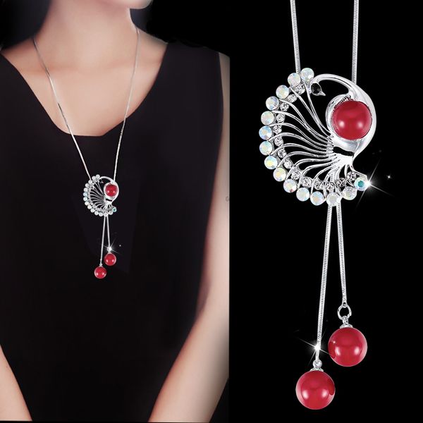 necklaces & pendants for women classic silver crystal peacock simulated necklaces female fashion jewelry kolye bijoux 2019 new
necklaces & pendants for women classic silver crystal peacock simulated necklaces female fashion jewelry kolye bijoux 2019 new
