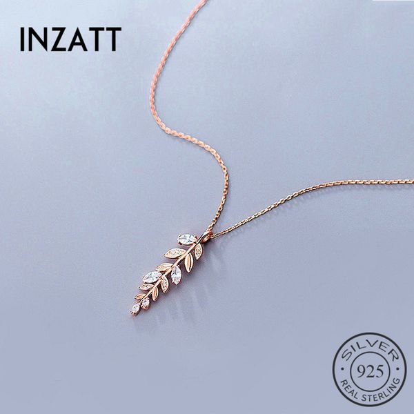 inzareal 925 sterling silver zircon leaves pendant necklace for elegant women fine jewelry cute accessories 2019
inzareal 925 sterling silver zircon leaves pendant necklace for elegant women fine jewelry cute accessories 2019