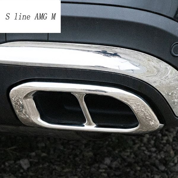 car styling automobiles tail throat decor frame for glc gle w167 gls class exhaust pipe cover sticker accessories
car styling automobiles tail throat decor frame for glc gle w167 gls class exhaust pipe cover sticker accessories