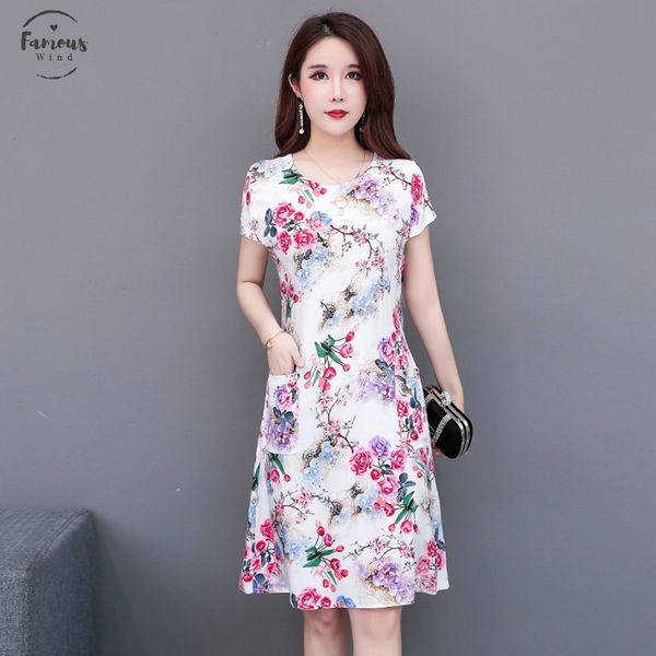 summer dress a line size promotion vestidos mujer women dresses vanled round neck short sleeved cotton printed slim belt l 4xl, Black;gray
summer dress a line size promotion vestidos mujer women dresses vanled round neck short sleeved cotton printed slim belt l 4xl, Black;gray