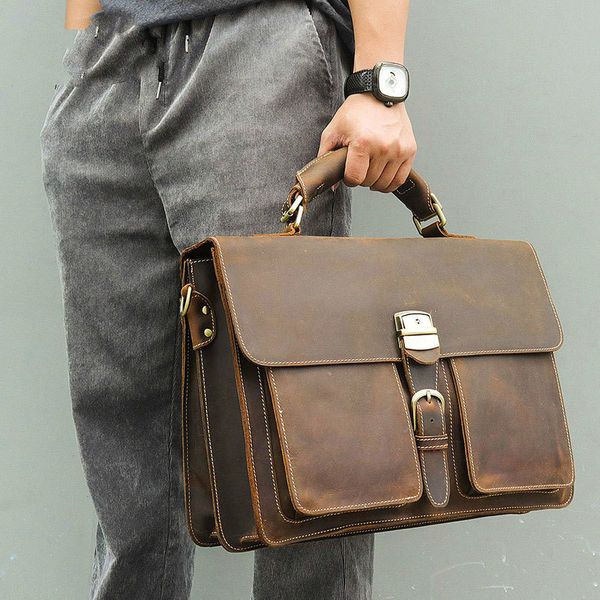 men genuine leather briefcase leather bag men vintage office bags for lapbag 15.6 inch maletines hombre 15
men genuine leather briefcase leather bag men vintage office bags for lapbag 15.6 inch maletines hombre 15