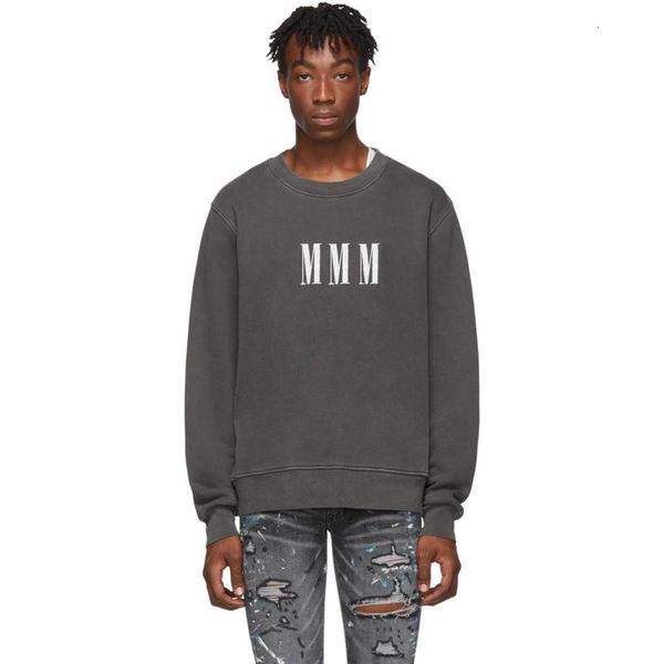 2020ss am1r1 washed vintage long sleeve sweatshirt distressed logo printed pullover highstreet fashion men women casual crewneck, Black
2020ss am1r1 washed vintage long sleeve sweatshirt distressed logo printed pullover highstreet fashion men women casual crewneck, Black