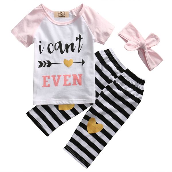1-6years summer kids baby girls clothes short sleeve t-shirt + pants + headband children clothes sets, White
1-6years summer kids baby girls clothes short sleeve t-shirt + pants + headband children clothes sets, White