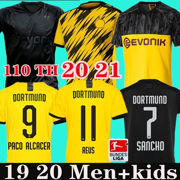 reus 20 21 borussia dortmund soccer jersey 2020 2021 football shirt 110th sancho haaland hummels brandt paco delaney men + kids kit maillot, Black;yellow
reus 20 21 borussia dortmund soccer jersey 2020 2021 football shirt 110th sancho haaland hummels brandt paco delaney men + kids kit maillot, Black;yellow