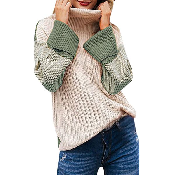 gold hands streetwear office lady sweaters patchwork turtleneck sweaters women casual long sleeve korean pullover jumpers female, White;black
gold hands streetwear office lady sweaters patchwork turtleneck sweaters women casual long sleeve korean pullover jumpers female, White;black
