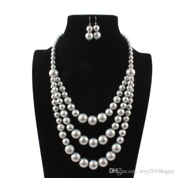 new ladies fashion luxury jewelry gold silver handmade beaded necklace wedding jewelry earrings
new ladies fashion luxury jewelry gold silver handmade beaded necklace wedding jewelry earrings