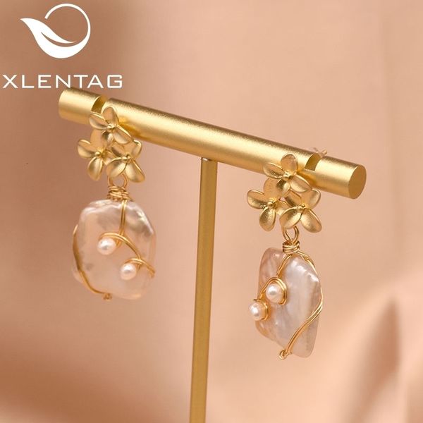xlentag original design handmade flower drop earrings natural baroque square pearl earrings for women fine jewelry ge0754 cj191201, Golden
xlentag original design handmade flower drop earrings natural baroque square pearl earrings for women fine jewelry ge0754 cj191201, Golden