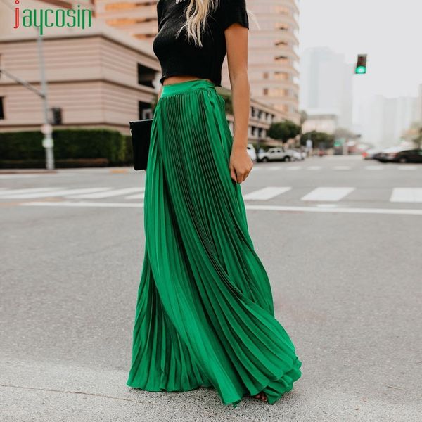 pleated long skirt new lady loose soild high waist length skirt all-match womens ankle-length smaxi kirt plus d08, Black
pleated long skirt new lady loose soild high waist length skirt all-match womens ankle-length smaxi kirt plus d08, Black
