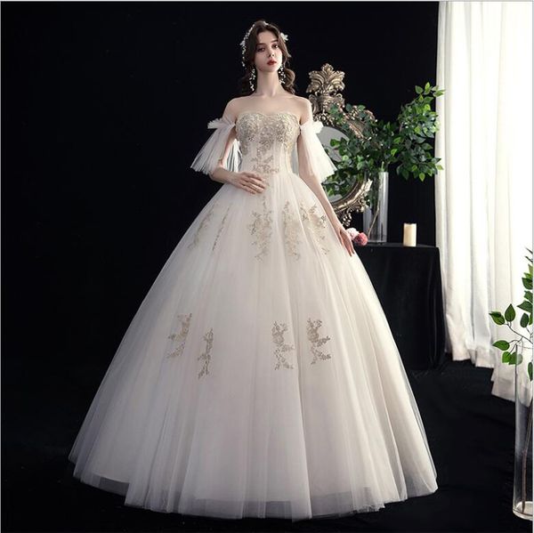 westerner wedding dress 2020 new bride bra clothing forest series super fairy dream simple french light luxury female long dress, Black;pink
westerner wedding dress 2020 new bride bra clothing forest series super fairy dream simple french light luxury female long dress, Black;pink