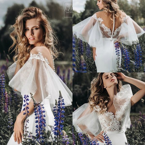 country 2019 florence mermaid wedding dresses lace appliques trumpet sleeve satin floor length bridal gowns plus size beach wedding dress, White
country 2019 florence mermaid wedding dresses lace appliques trumpet sleeve satin floor length bridal gowns plus size beach wedding dress, White
