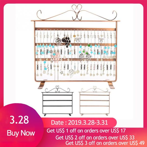 72 holes antique bronze black jewelry display stand ear stud earrings necklace simple jewelry show display rack holder organizer, Black;white
72 holes antique bronze black jewelry display stand ear stud earrings necklace simple jewelry show display rack holder organizer, Black;white