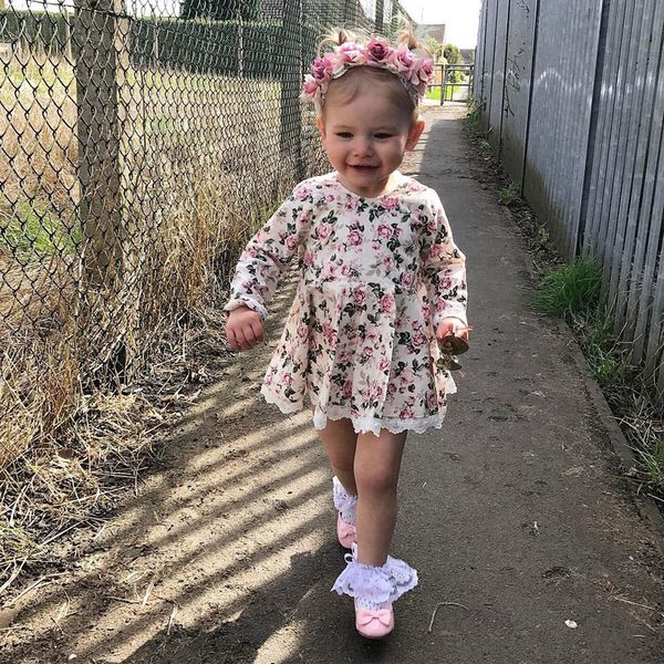 baby girls dresses flower ruffle lace mini a-line dress baby girl clothes girls autumn pleated dress 07, Red;yellow
baby girls dresses flower ruffle lace mini a-line dress baby girl clothes girls autumn pleated dress 07, Red;yellow
