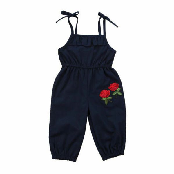fashion toddler kids baby girls summer strap suspenders embroidered romper jumpsuit harem pants clothes outfits 1-6t, White
fashion toddler kids baby girls summer strap suspenders embroidered romper jumpsuit harem pants clothes outfits 1-6t, White