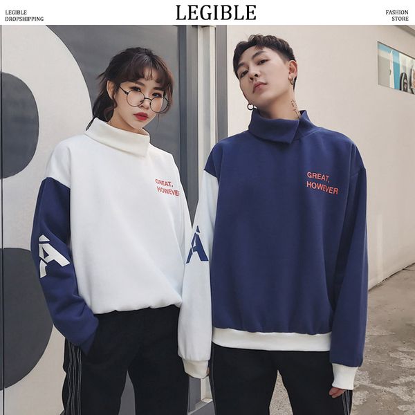 legible men patchwork hoodies mens harajuku hip hop turtleneck hoodies male japan autumn loose pullover couple clothes, Black
legible men patchwork hoodies mens harajuku hip hop turtleneck hoodies male japan autumn loose pullover couple clothes, Black