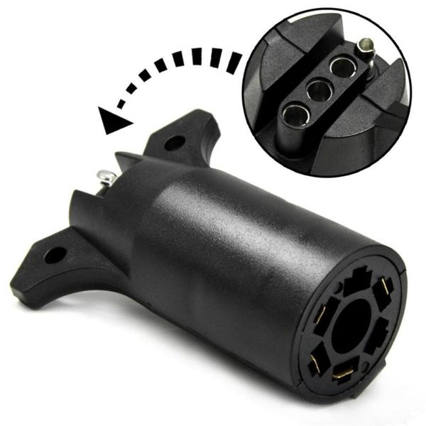 7 way round tow vehicle end to 4 pin flat trailer end 7-pole blade rv trailer connector 12v waterproof for tail lights
7 way round tow vehicle end to 4 pin flat trailer end 7-pole blade rv trailer connector 12v waterproof for tail lights